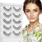 Lashes Wispy False Eyelashes Eyelash Extension Russian Strip Lashes Clear Band