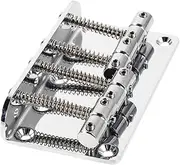 TOYANDONA 4-string Bass Guitar Metal Bridge Tailpiece Hard Tail Top Load Bridge for Electric Bass