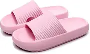 Pillow Slides Slippers for Women and Men,Quick Drying EVA Open Soft Massage Slippers,Non-Slip Soft Shower Spa Bath Pool Gym Beach House Cloud Cushion Slide Sandals Indoor & Outdoor