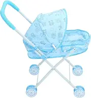 Stroller Toy for Toddlers Plaything Stroller Doll House Decorations Compact Sturdy Smooth Rolling