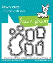 Lawn Fawn Treat Cart Add-On- Smoothies 'N Juice Lawn Cuts Die