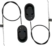 [IWOWHERO] 2pcs Recliner Release Pull Handle Cable Replacement Parts for Sofa Couch Recliner Handle Lever for Ashley Major Brands