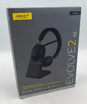 Jabra Evolve2 65 Wireless Headset and Docking Station