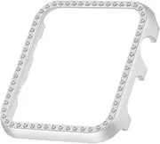 COMNESTBI Bling Crystal Diamonds Protective Case Cover for Smartwatch Series Shockproof Bumper Scratch Resistant Access to Digital Crown Speaker