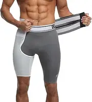Hip Flexor Compression Wrap,Adjustable Compression Groin Thigh Sleeve - Hip Support Brace, Joint Support Stabilizer, Hip Sleeve for High, Hamstring, Pulled Muscle Injury