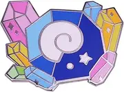 [Pinstant] Animal Crossing Game Crystal Cluster 1.25" Enamel Pin Badge, 1.25 Inches, Enamel, enamel