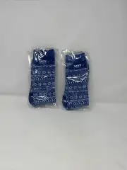 2 pairs new Skyy vodka blue Socks Winter Snowflakes & Martinis design barware
