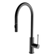 Aziz-II Pull-Out Kitchen And Laundry Sink Mixer Matte Black
