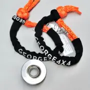 Snatch Winch Ring 11000kg + 2X Soft Shackle 15000kg*65cm 4WD Recovery George 4x4