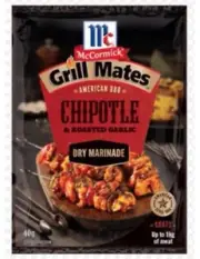 Mccormick Marinade Chipotle & Roasted Garlic Grill Mates 40 Gr Packet