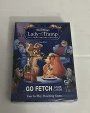 Lady And The Tramp Go Fetch Game Cards-50th Anniversary Edition -Collectible*NEW