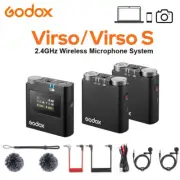 Godox Virso S M1 M2 2.4Ghz 200m Wireless Microphone System for Sony Cameras DSLR