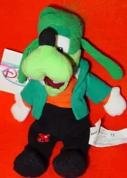 DISNEY STORE DS 1990s GOOFY Halloween Goofenstein 8" Bean Bag MWMT Plush
