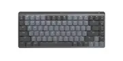 Logitech MX Mini Mechanical keyboard RF Wireless + Bluetooth QWERTY English Graphite, Grey