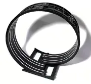 8pc Micro Scalextric 9v 1/64 HO Slot Car 360 LOOP 1/8 Transistion Track F 33005