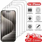 Clear Glass Film For iPhone 15 16 Pro Max Screen Protector For iPhone 11 12 13 1