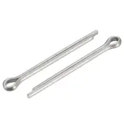Split Cotter Pin, 6mm x 70mm Carbon Steel Clip Fastener Fitting 2 Pcs