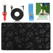 Grounding Mat for Sleeping for Bed, Upgraded Grounding Pad with Pattern Earth...