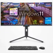Aio All IN One I5 34 " Curved 4k Win11 Gpu Gtx1660 16gb 960gb Editing PC Gaming_