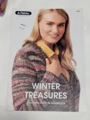 Patons Knitting Patterns 0048 Winter Treasures Scarf and Jumper Patterns 12 ply