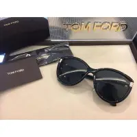 在飛比找Yahoo!奇摩拍賣優惠-TOM FORD-TF477F時尚貓眼太陽眼鏡*
