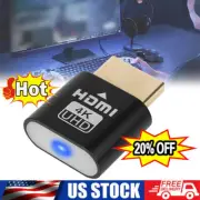 4K HDMI Dummy Plug Virtual Monitor Display Emulator Headless Display Adapter