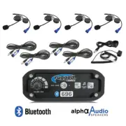 Rugged Radios RRP696 4 Place Offroad Intercom Cables Helmet Kits Push to Talks