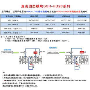 推薦100A72VDC啟派直流固態繼電器HD20300D 150A 200A 80A48VDC控制