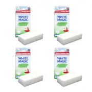4x White Magic Aquarium Eraser Sponge Glass/Acrylic Fish Tank/Terrariums Cleaner