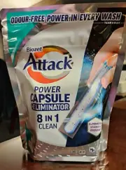 Biozet Attack Power Capsule & Eliminator 8 in 1 Clean 30 Washes