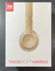 Beats by Dr Dre Solo 3 On-Ear Wireless Headphone [ GOLD ] NEW