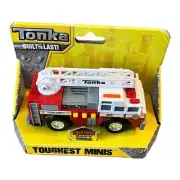 Tonka Toughest Minis Red & White Fire Truck with Lights & Sounds NEW In Box