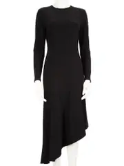 Max Mara Leisure Gelly Asymmetric Hem Midi Dress
