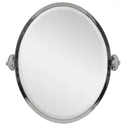 Leda Oval 48x60cm Tilt Mirror, Chrome