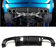 Carbon Fiber Rear Bumper Diffuser Lip Spoiler Cover For BMW F85 X5 M X5M F86 X6 M X6M 2015-2019