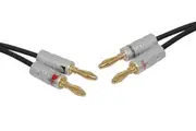 Dynalink 3m Figure 8 Cable OFC Whopper Wire Banana Plug High Quality Speaker Lead