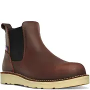 Danner 15481 Men's Bull Run Chelsea 6" Brown Lightweight EH Work Boots Shoes