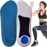 [Gitekain] Arch Support Inserts, Orthopedic Insoles, Comfort Overpronation Insoles, Low Arch Support Inserts, Shock Absorbing Insoles, Work Boot Insoles, Foot Comfort Inserts, Arch Support Insoles, Supportive Sh