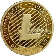 Fa. Wessel Litecoin Collector's Coin Medal Collector's Coin Crypto Genuine Gold Plated
