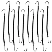 40 Pcs Ponytail Hooks Bungee Bands Hair Elastic Bands Hook Bungee Hair Ties
