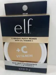 e.l.f. C-Brightening Putty Primer Makeup With 2% Vitamin C NIB