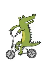 在飛比找博客來優惠-Sporty Crocodile Bike Notebook
