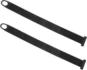WHAMVOX 2pcs Bicycle Rack Straps Roof Storage Belt Adjustable Belt Adjustable Bicycle Tire Bicycle Bike Strap Rooftop Cargo Tie Roof Belt Roof Bicycle Wall-Mounted Bracket Black Eraser