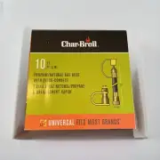 Char-Broil 10ft Quick Connect Propane/Natural Gas Grill Hose Kit - #4615