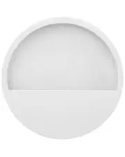 Creative Displays White Fiberstone Hanging Wall Planter