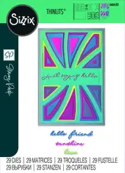 Sizzix Thinlits Die Set 29PK Cosmopolitan, Swank Spirals by Stacey Park