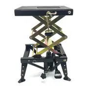 Light Motorbike Dirt Bike Lift 350lbs Hydraulic Scissor Jack Hoist Black