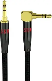 Aux Cable for Car(Hi-Fi Sound),3.5 mm to 3.5 mm Aux Cord/Stereo Audio Cable/Audio Jack Cable/Headphone Cable for Home Stereo,iPhone,iPod,IPad,Echo Dot,Sony & More-3.2ft