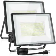 2PACK 240W Flood Lights Outdoor, 28800lm LED Work Light with Plug, 6500K LED ...