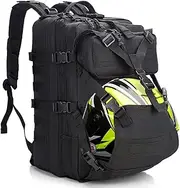 YOUNGOA Military Backpack 45L, Army Tactical Bag Backpack for Men Women, Molle Helmet Motorcycle Backpack Many Compartments for Outdoor Survival Camping Sports Trekking Hiking